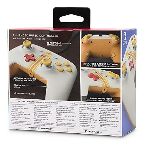 PowerA パワーエー Enhanced Wired Controller for Nintendo Switch ー Mario Vintage｜st-3｜10