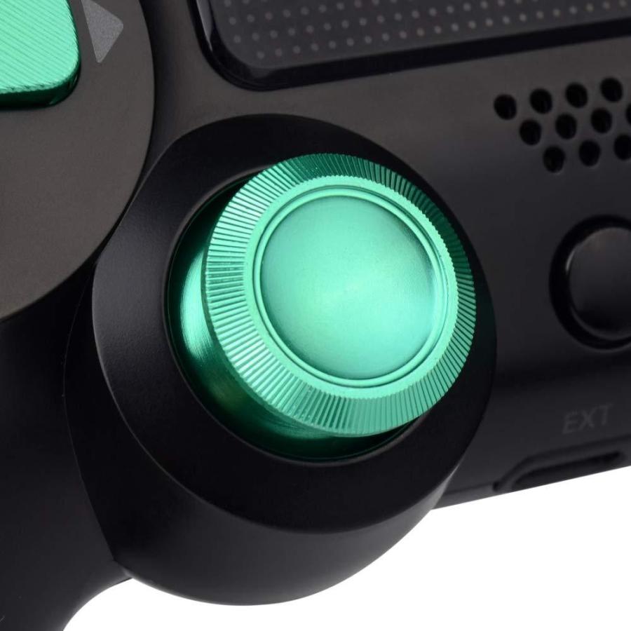 eXtremeRate エクストリームレート グリーンメタルボタン Playstation 4コントローラー用 アルミニウムアナログサムスティック &｜st-3｜02