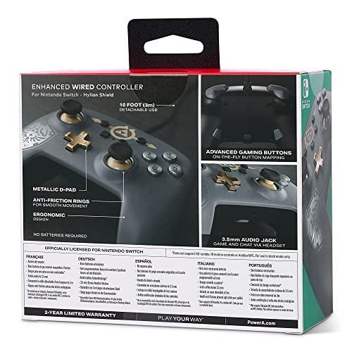 PowerA パワーエー Enhanced Wired Controller for Nintendo Switch ー Hylian Shield｜st-3｜12