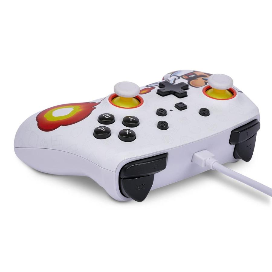 PowerA パワーエー Enhanced Wired Controller for Nintendo Switch ー Fireball Mario｜st-3｜06