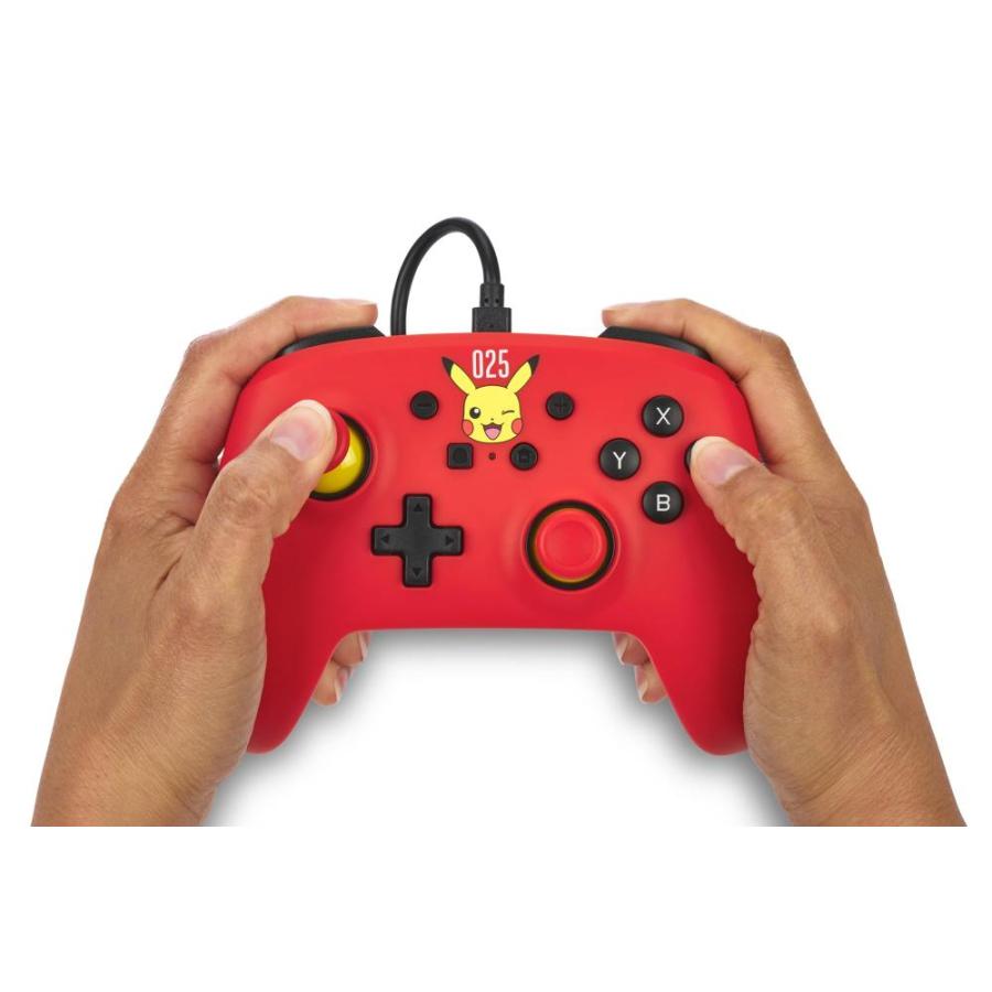 PowerA パワーエー Wired Controller for Nintendo Switch ー Laughing Pikachu｜st-3｜02