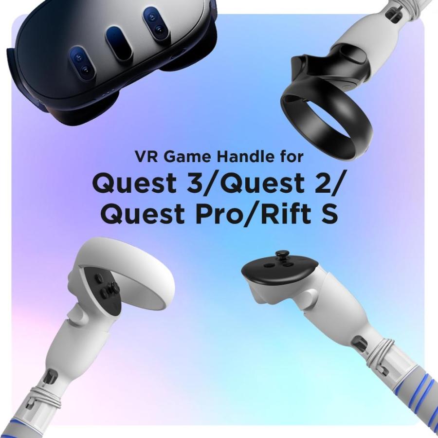 YOGES Handle Attachments Compatible with Meta Quest 3 / Oculus Quest 2 / Qu｜st-3｜04