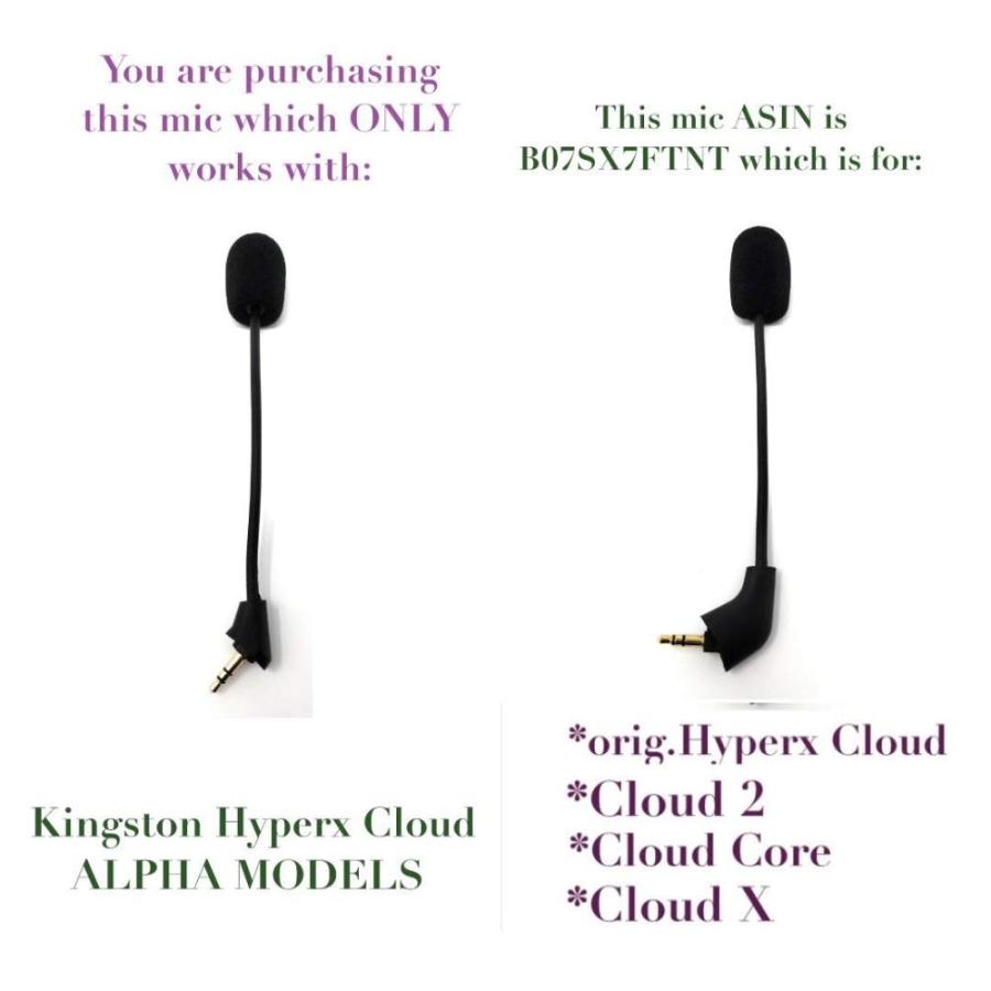 交換用クラウドアルファゲームマイク TNE 3.5mm マイクブーム Kingston HyperX Cloud Alpha/Cloud Alpha｜st-3｜02