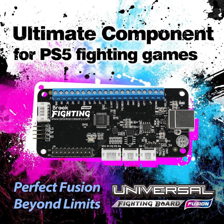 Brook Universal Fighting Board FusionーUFB+UP5 ユニバーサルファイティングボード アーケードコントローラー｜st-3｜03