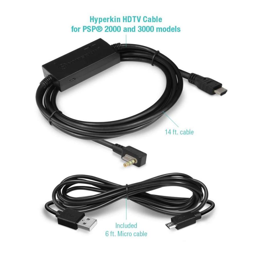HYPERKIN HDMI変換ケーブル PSP? 2000 & 3000専用 HDTV CABLE For PSP? 2000 & 3000 / 本体｜st-3｜03