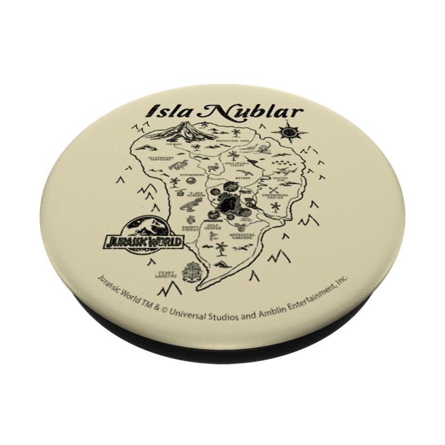 ジュラシックワールド Jurassic World Isla Nublar Destination Map PopSockets Standard P｜st-3｜02