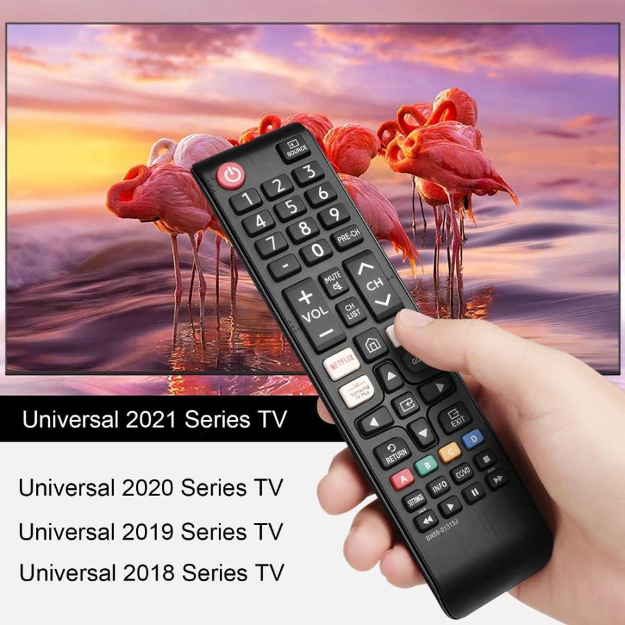 Samsung Smart TV リモコン 交換用 Samsung TVシリーズリモコン Netflix、Prime Video、Samsung TV｜st-3｜04