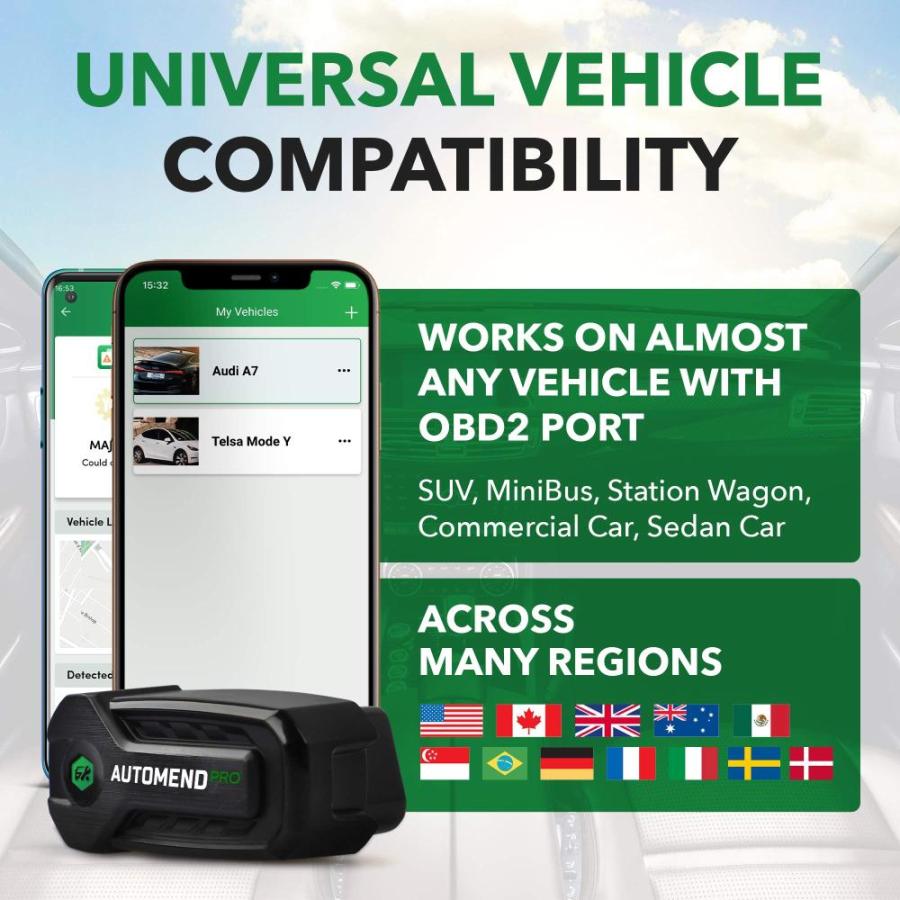 Automend Pro OBD2 Scanner ー iOSとAndroid対応 車 OBD2 診断機 