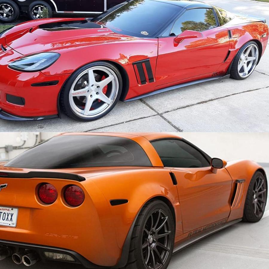 NSLUMO LEDサイドマーカーライト シボレーコルベット C6 Z06 ZR1 2005ー2013用 スモークレンズ アンバー フロント&リア レ｜st-3｜06