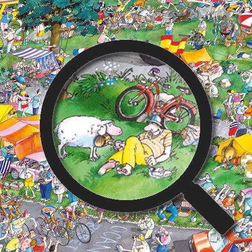 1000ピース HEYE Puzzle・ヘイパズル 29888 Roger Blachon : Cycle Race｜st-3｜03