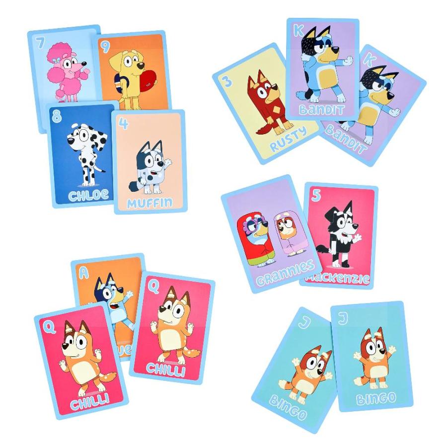 Bluey 5ーinー1 Card Game Set ー Includes 53 Jumbo Cards｜st-3｜03