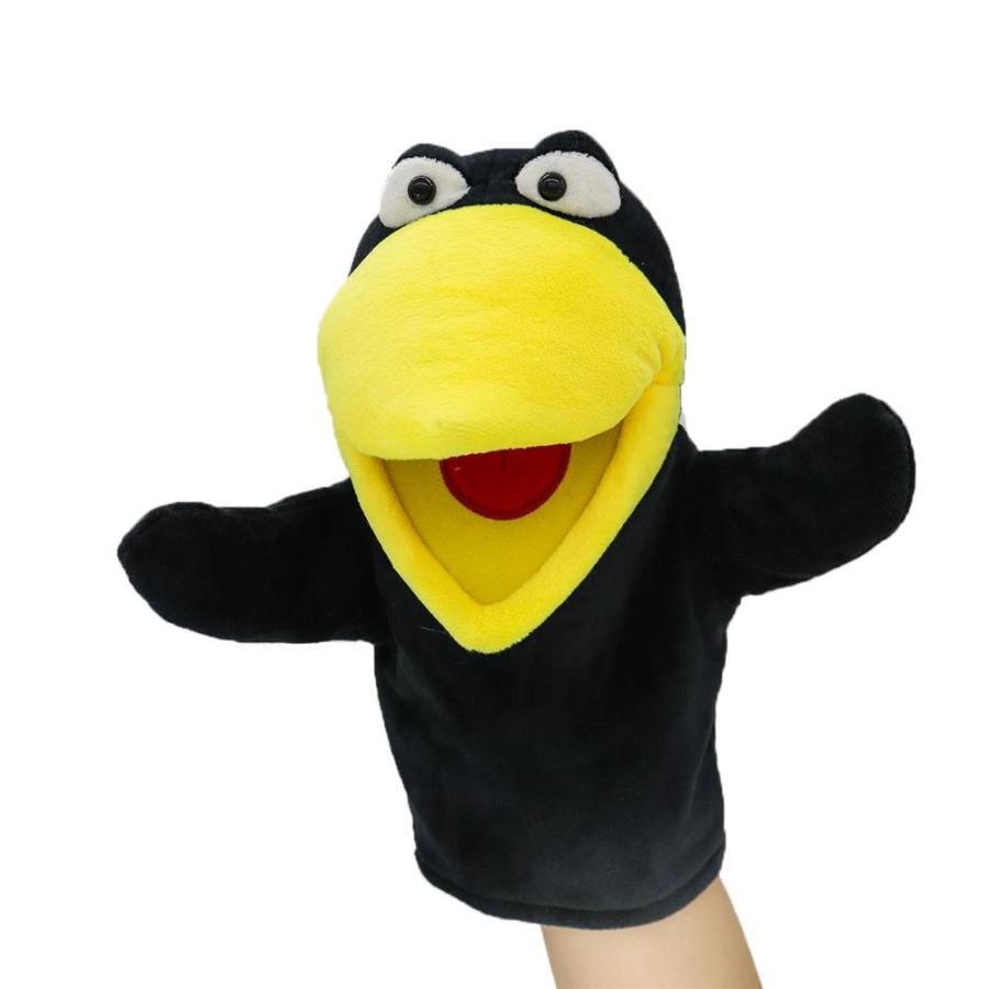 Crow Plush Hand Puppet, About 9.84inch Crow Plush Animal Hand Puppet Plush｜st-3｜03