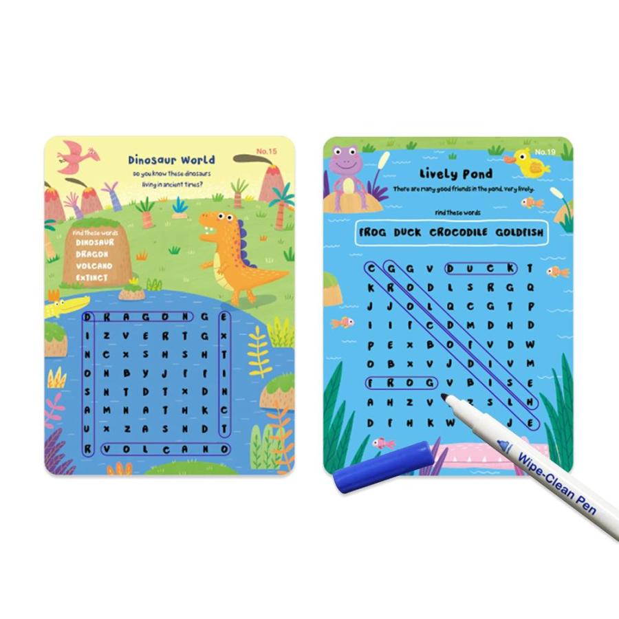 Nooly Preschool Toddler Flash Cards,Logical Thinking Training Learning Flas｜st-3｜04