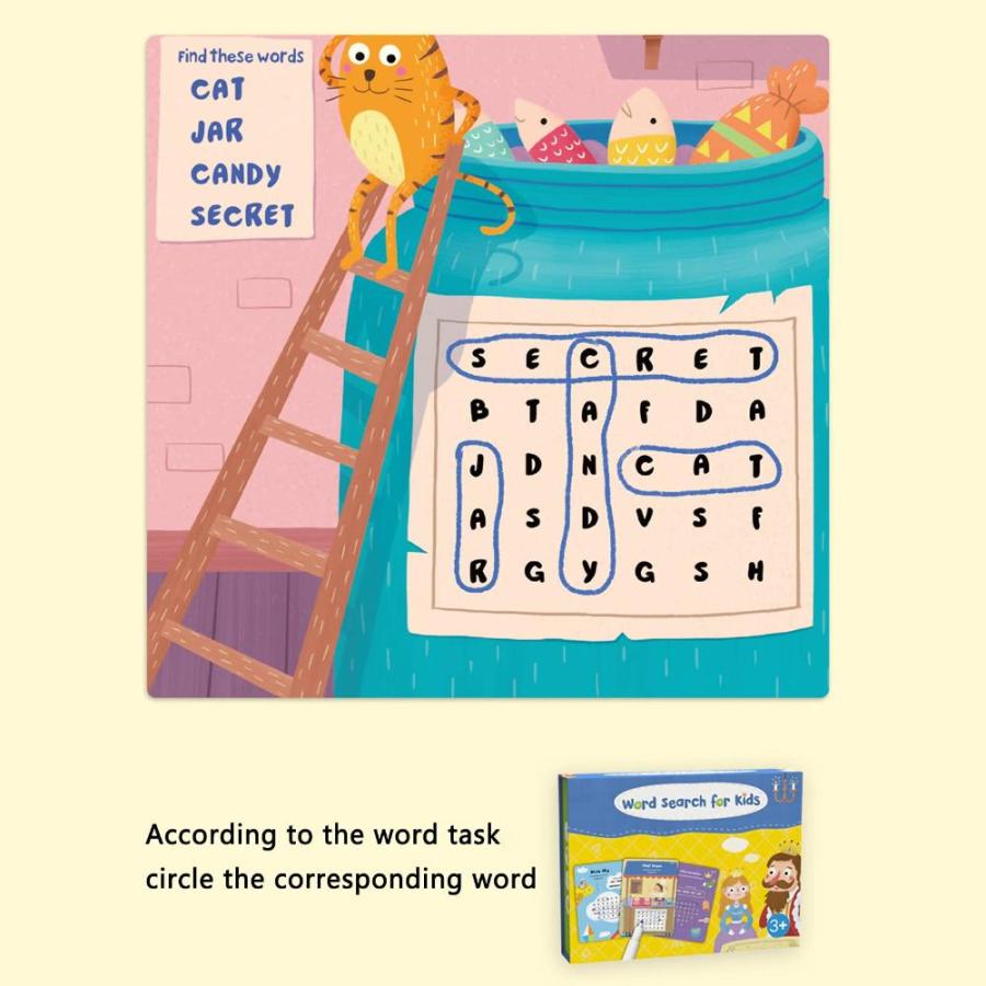 Nooly Preschool Toddler Flash Cards,Logical Thinking Training Learning Flas｜st-3｜06