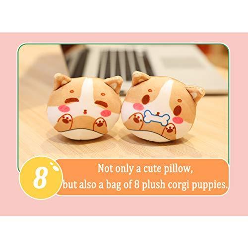 REFAHB Plush Pillow Cute Corgi Animals Doll Toy Gifts for Teens Girls Kids,｜st-3｜04
