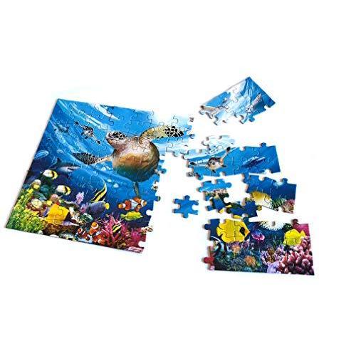 Koyiwa 100 Pieces Jigsaw Puzzle for Kids Age 4ー8 Sea Turtle Swimming Fantas｜st-3｜05