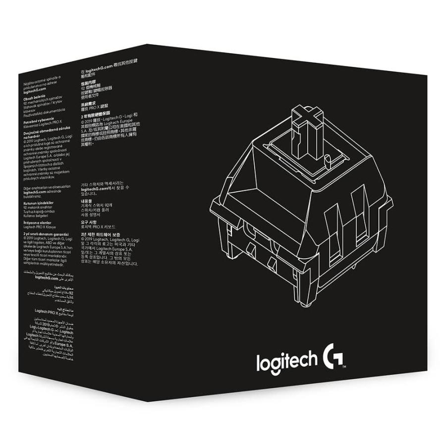 Logitech G Pro X メカニカルゲーミングキーボードスイッチキット(GX Brown Tactile)｜st-3｜03
