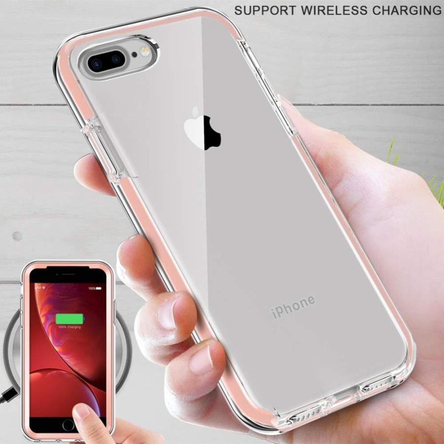 COOLQO iPhone 8 Plus/iPhone 7 Plus/iPhone 6S/6 Plus用ケース  強化ガラススクリーンプロテクター2枚｜st-3｜06