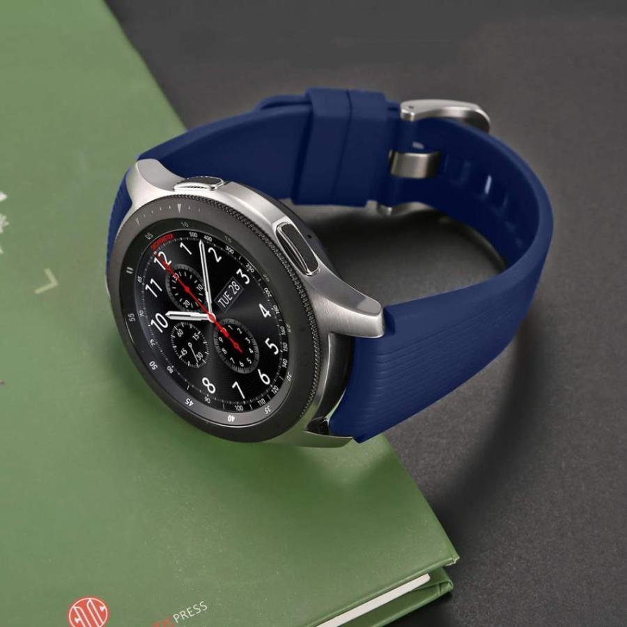 HSWAI 男女兼用 Samsung(サムスン) Galaxy Watch 46mm対応 バンド Gear S3 Frontier クラシック 腕時計｜st-3｜05