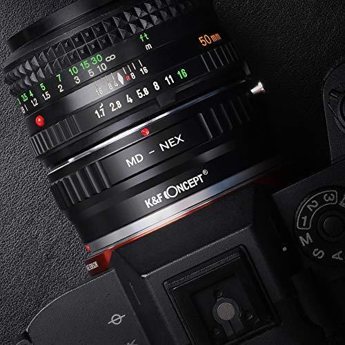 K&F Concept マウントアダプター MDマウント Eマウント 変換 Minolta MD MCレンズー NEX Eカメラ装着用レンズアダプター｜st-3｜09