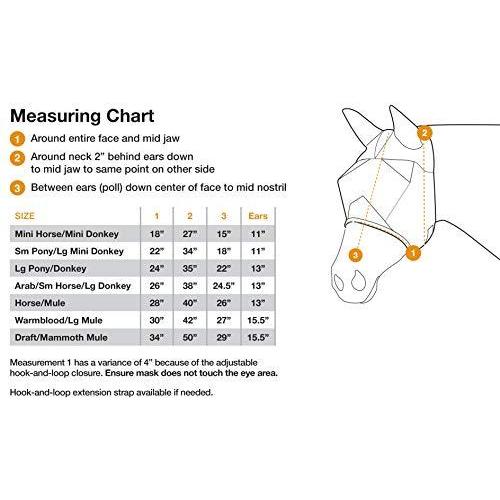 (Horse, Grey) ー CASHEL CRUSADER FLY MASK ー MULE DONKEY LONG NOSE WITH EARS｜st-3｜03