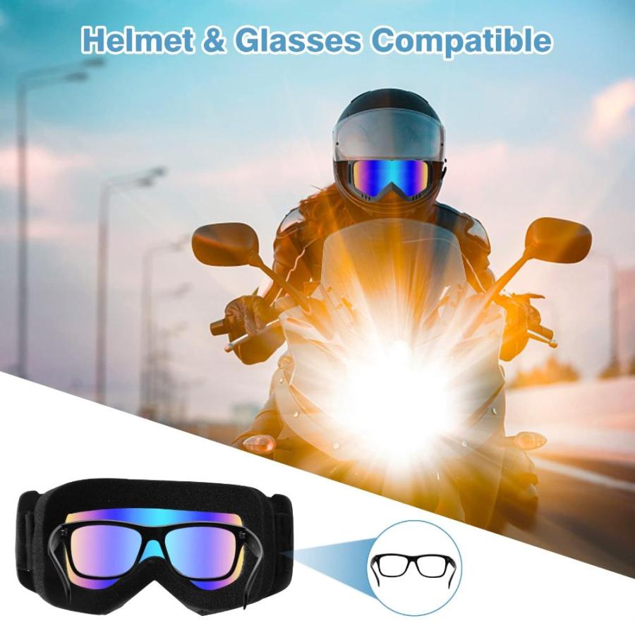 Lievermo Dirt Bike Goggles, Motorcycle Goggles, 2 Pack ATV Goggles, Riding｜st-3｜05