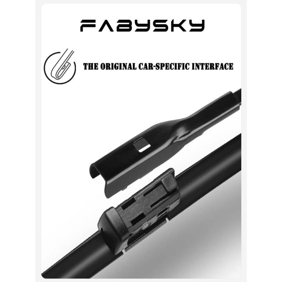 Fabysky ワイパー 3枚 交換用 2010ー2017 GMC Terrain 2010ー2017 Chevy Equinox用 フロントガラスワ｜st-3｜04