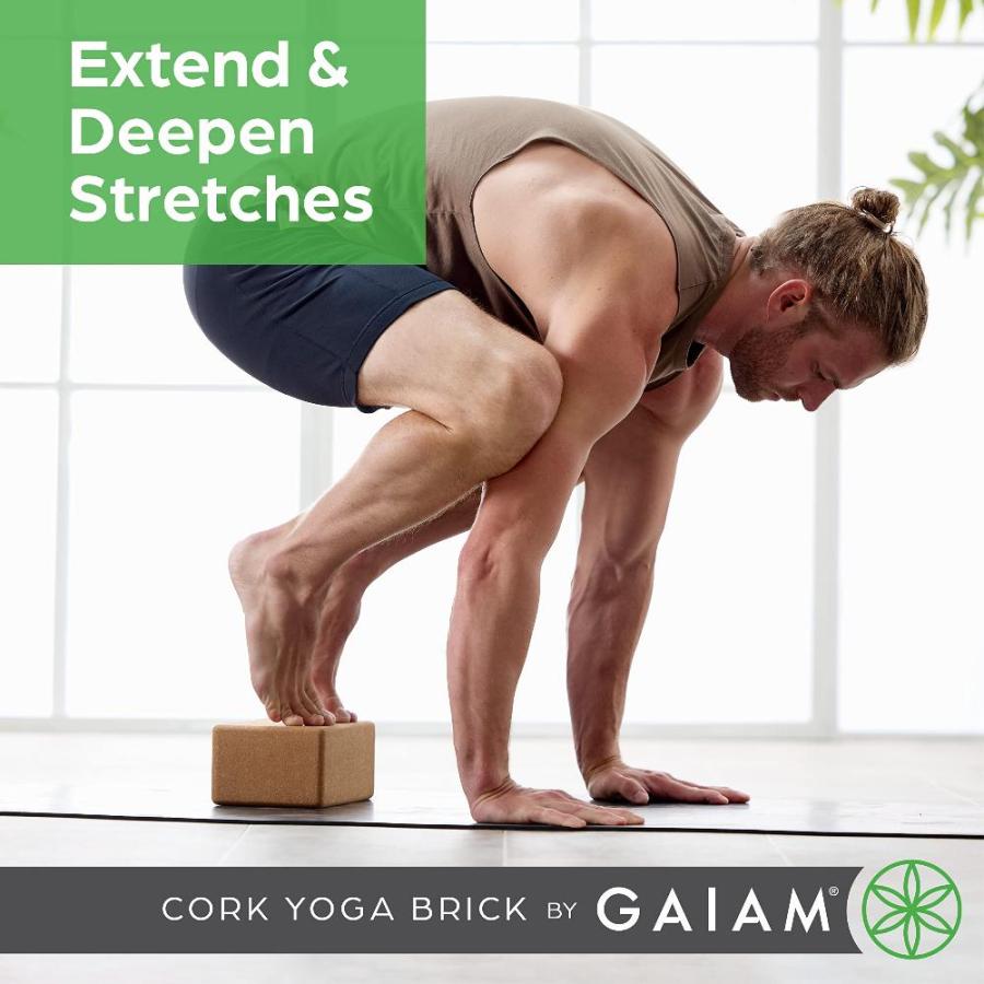 Gaiam Sol Natural Cork Yoga Block 141［並行輸入］｜st-3｜07