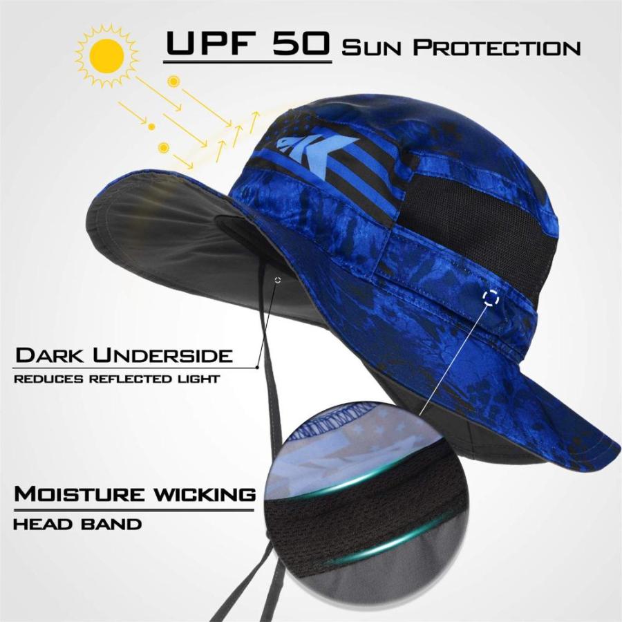 KastKing Sol Armis UPF 50 Boonie Hat ー Sun Protection Hat, Fishing Hat, Bea｜st-3｜02