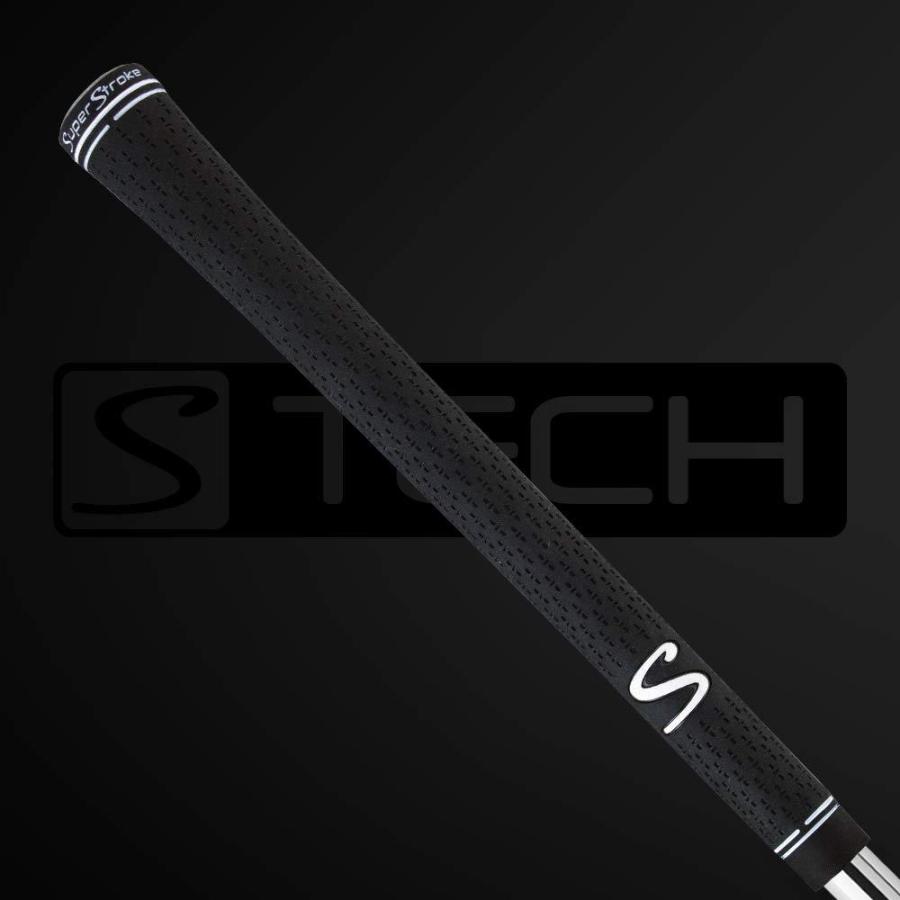 (One Size, Black) ー SuperStroke Unisex's S Tech Ss Round Club Grip｜st-3｜02