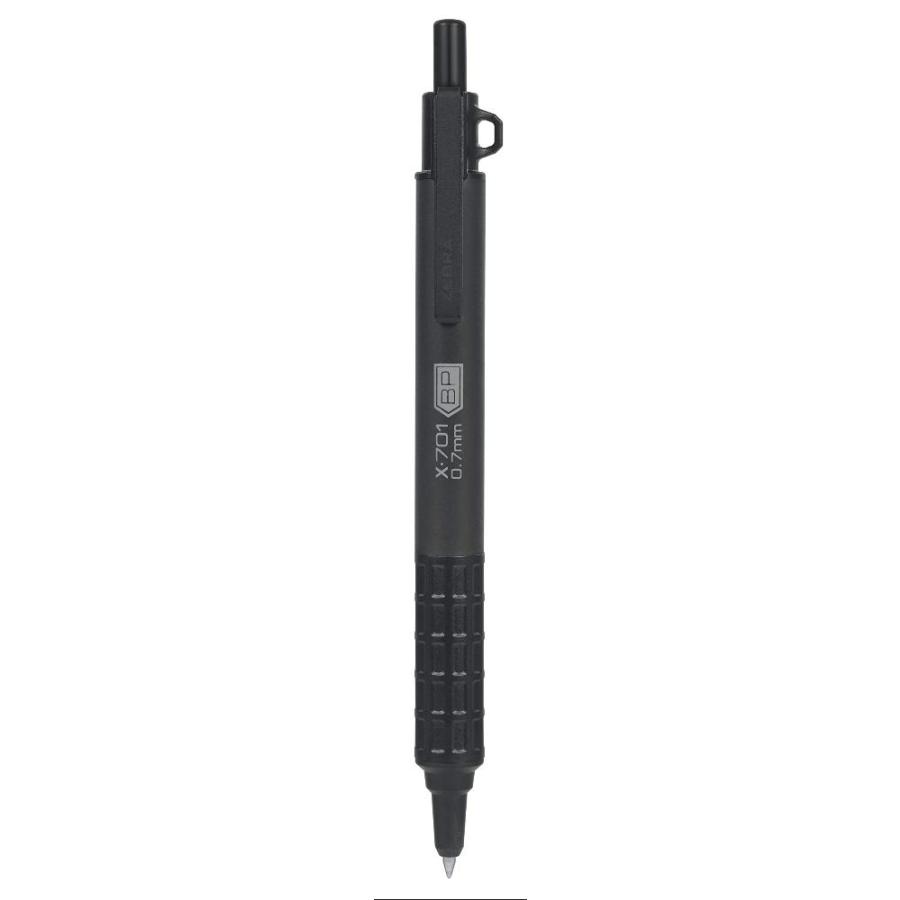Zebra Pen (ゼブラペン) Xー701 タクティカル ボールペン 特典の替芯付き 細字 0.7mm ブラックインク 1本 (29811)｜st-3｜02