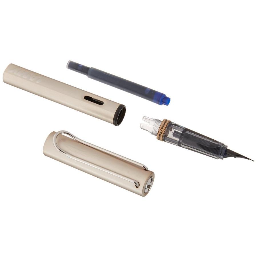 LAMY ラミー 万年筆 EF 極細字 ルクス パラジューム L58ーEF 両用式 品｜st-3｜02