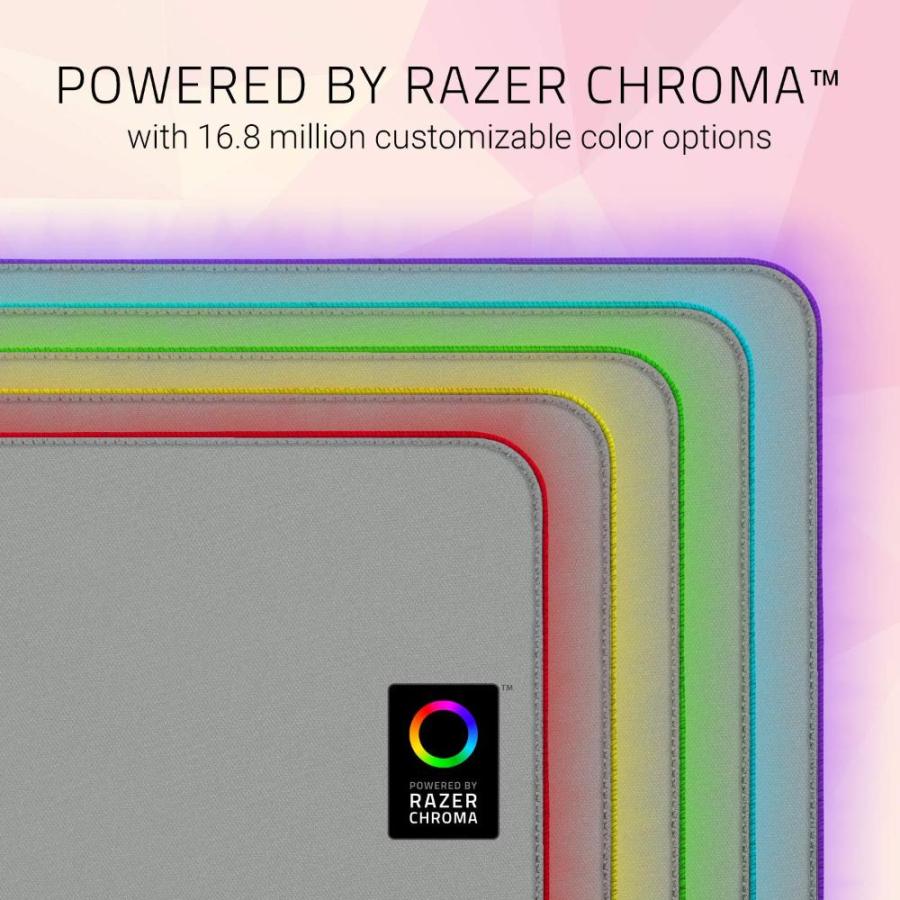 Razer Goliathus Extended Chroma Gaming Mouse Pad: Customizable Chroma RGB L｜st-3｜02