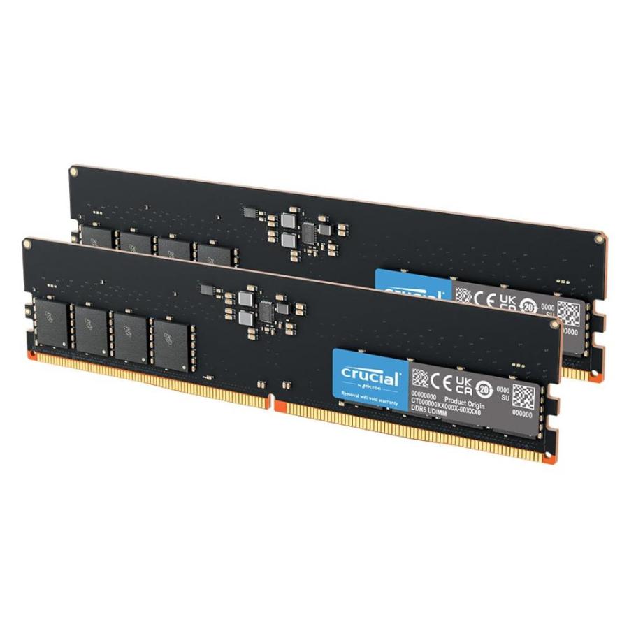 クルーシャル Crucial デスクトップ用メモリ 32GBX2枚 DDR5ー5600 品 