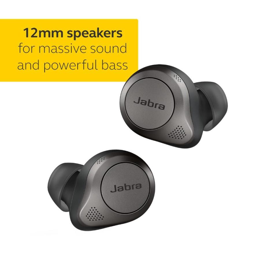 Jabra Elite 85t True Wireless Bluetoothイヤホン チタンブラック 