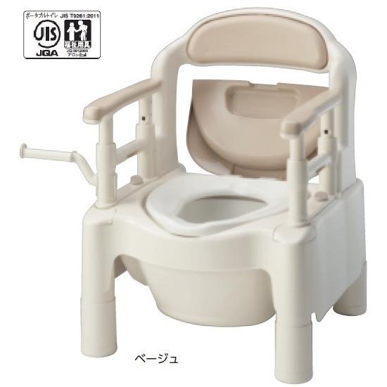 アロン化成 安寿 ポータブルトイレ FX-CPH ちびくまくん 暖房便座