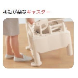 アロン化成 安寿 ポータブルトイレ FX-CPHD-C ちびくまくん 暖房便座