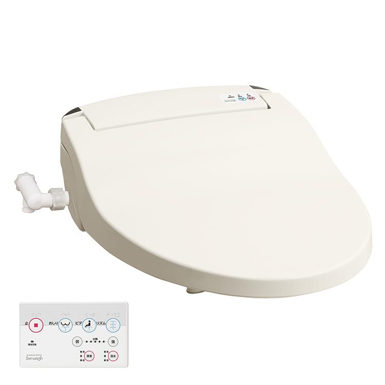 温水洗浄便座 ウォシュレット リモコン付き DLNC131-LW アサヒ衛陶 サンウォッシュ リモコンタイプ（脱臭機能付き）DLNC131-LW