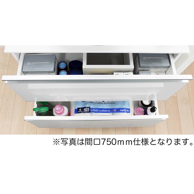 アサヒ衛陶 【公式店】洗面台 600幅 陶器 2段引出し 一面鏡 シングル