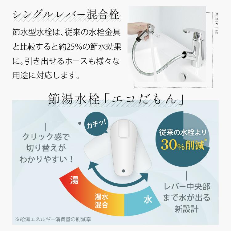 アサヒ衛陶 【公式店】＼当店限定／洗面台のみ 600幅 2枚扉 一面鏡