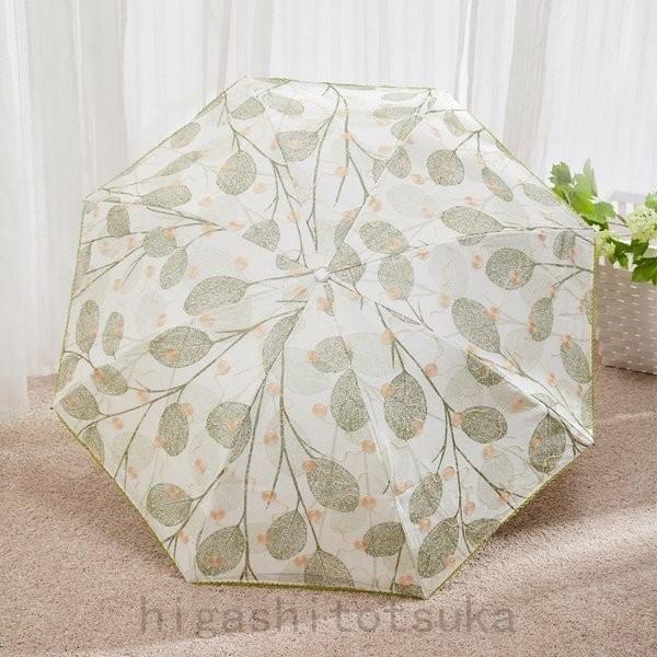 ファッションの 折りたたみ傘 レディース 日傘 雨傘 花柄 晴雨兼用傘 3つ折 刺繍 オシャレ 可愛い 女性用 レース 手動 傘袋付 8本骨 Uvカット 紫外線対策 Bestdream Store