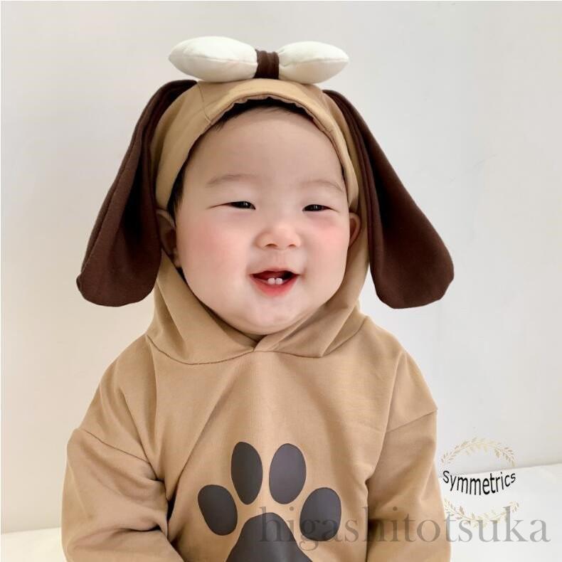 ハロウィン衣装 ベビー服 赤ちゃん 子供用 コスプレ服 ロンパース ハロウィーン仮装 男の子 女の子 可愛い 犬 変装 66 73 80 90 サイズ交換ｏｋ