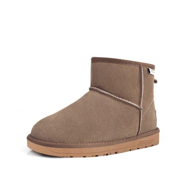 ムートンブーツ レディース 牛革 ショート丈 ムートンブーツ インヒール 裏ボア 裏起毛 靴 ブーツ カジュアル あったかい 防寒 22秋冬新作 Roggio Com Py