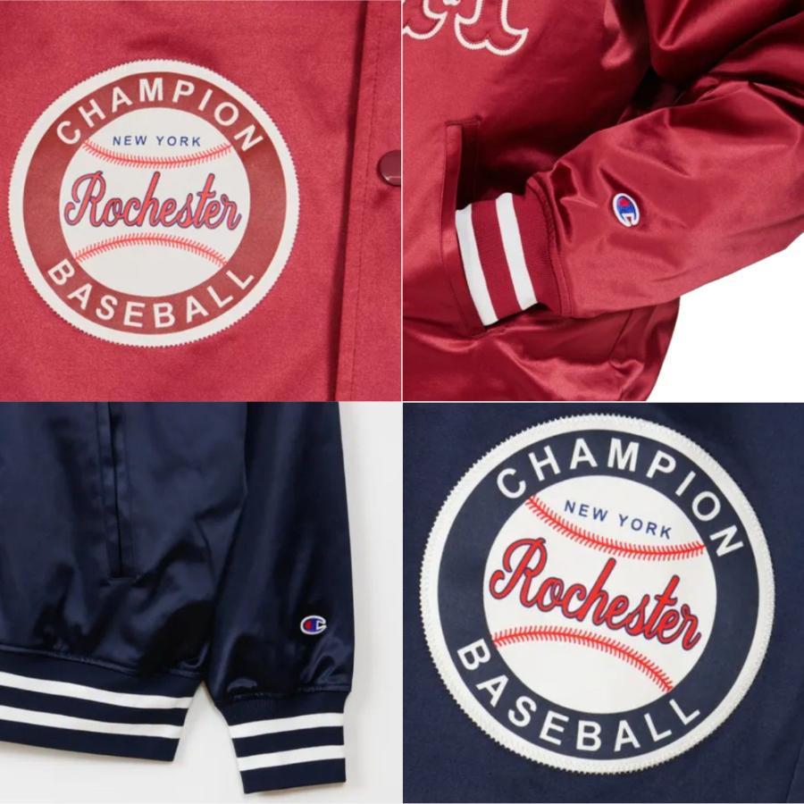 Champion（チャンピオン） サテンジャケット ベースボール 野球 メンズ