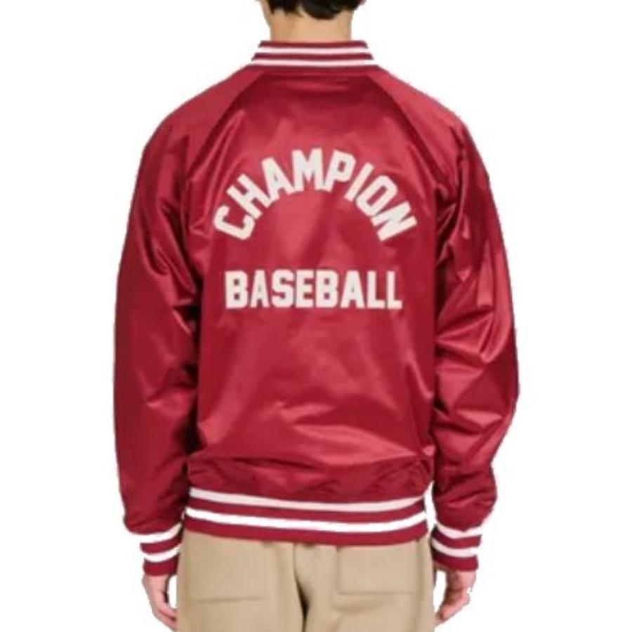 Champion（チャンピオン） サテンジャケット ベースボール 野球 メンズ