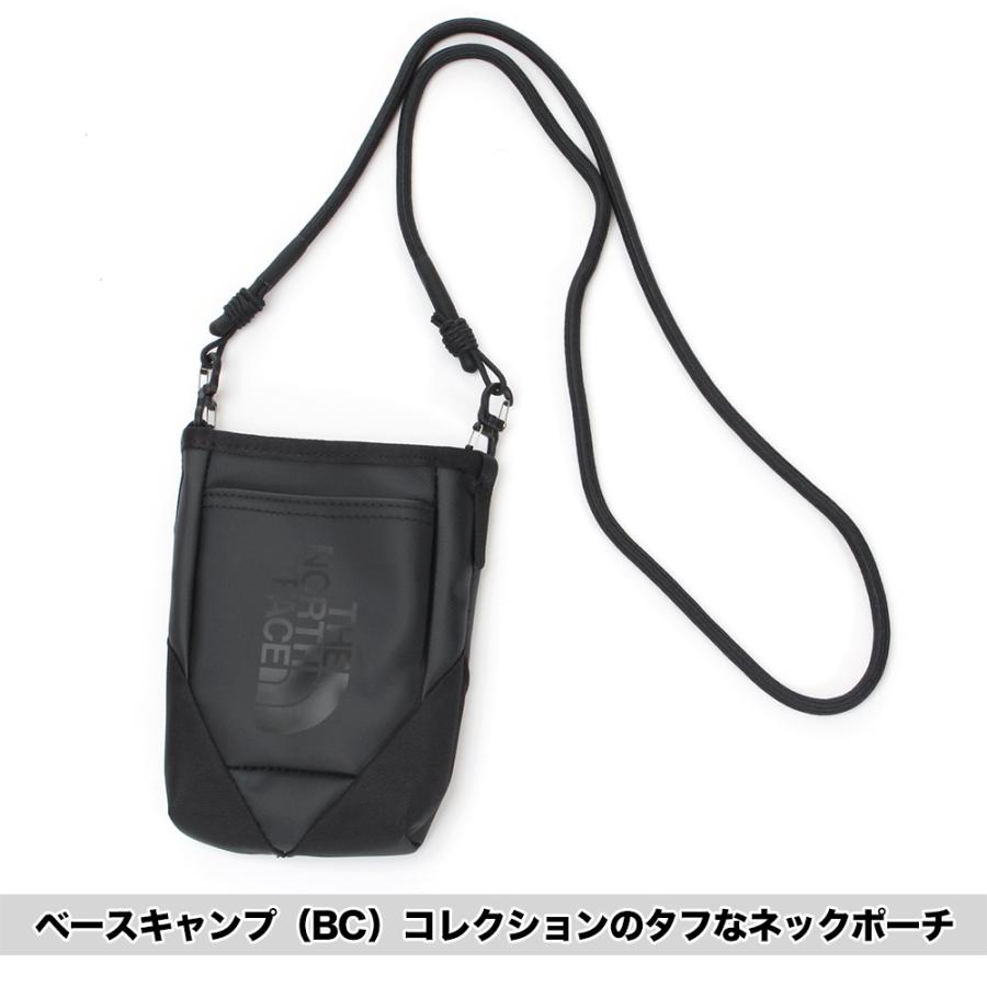 THE NORTH FACE ノースフェイス BCネックポーチ 小物入れ スマホケース 軽い 首掛け 吊り下げ ブランド 日本規格 ブラック 黒 NM82502 | THE NORTH FACE | 01