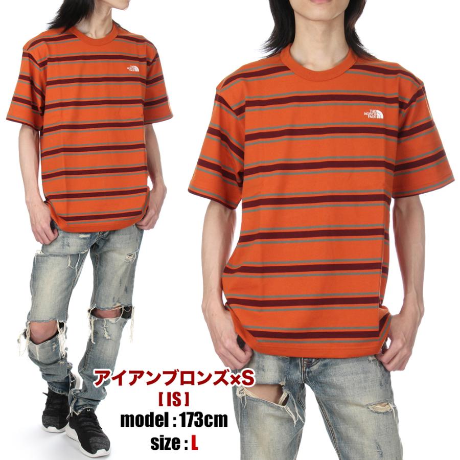 THE NORTH FACE（ザ ノースフェイス） NT32455 マルチボーダーTシャツ