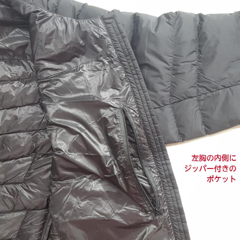 THE NORTH FACE ザノースフェイス サンダーラウンドネックジャケット NY32013 ブラック 黒 S M L XL ダウン 中綿 エリ無し インナーダウン 軽量 撥水｜st-king｜06