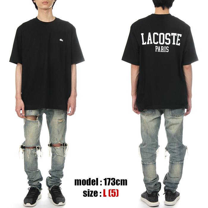 LACOSTE（ラコステ） Tシャツ メンズ レディース 半袖Tシャツ バック