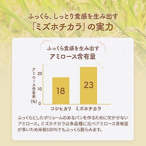 パン用米粉 ミズホチカラ 880g 米粉 国産 製菓用 グルテンフリー｜st-market｜03